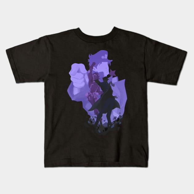 Kujo Jotaro Kids T-Shirt by amrivora